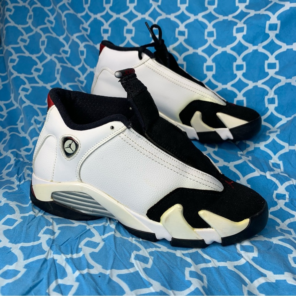 Nike Air Jordan 14 Women’s size 6 Black toe retro OG taxi Oreo rare wmns vintage